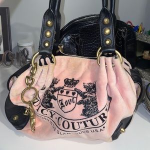 Vintage Juicy Couture Pink Velvet Purse